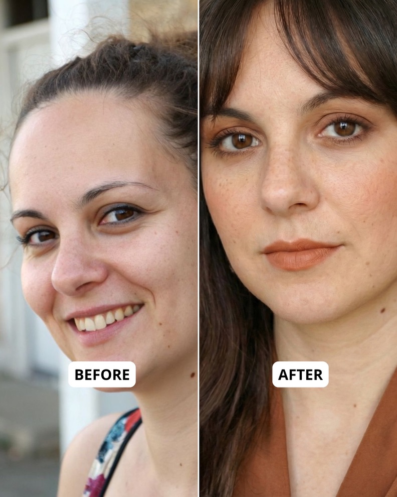 Before en after van kleuranalyse 2