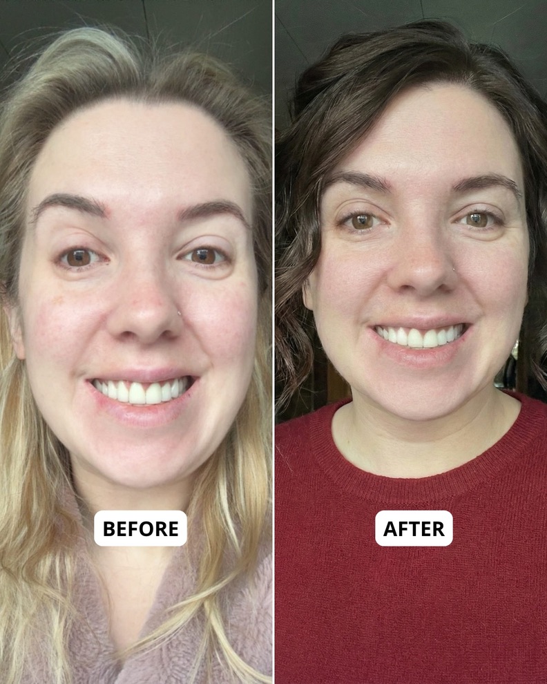 Before en after van kleuranalyse 4